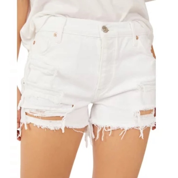 Free People Maggie Distressed Shorts - Picture 12 of 12
